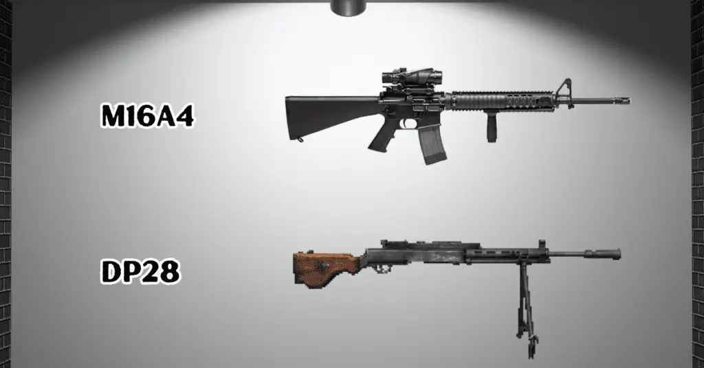 What is the Best Gun Combination in PUBG Mobile? – Olla Store best gun combination in pubg M16A4 and DP28